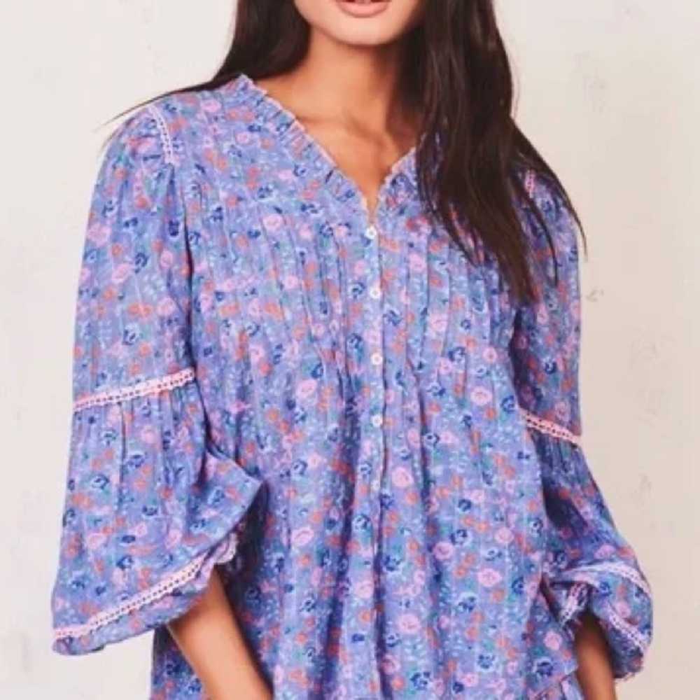 LoveShackFancy Levine Blouse